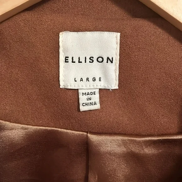 Ellison L Faux Suede Jacket - Picture 3 of 15